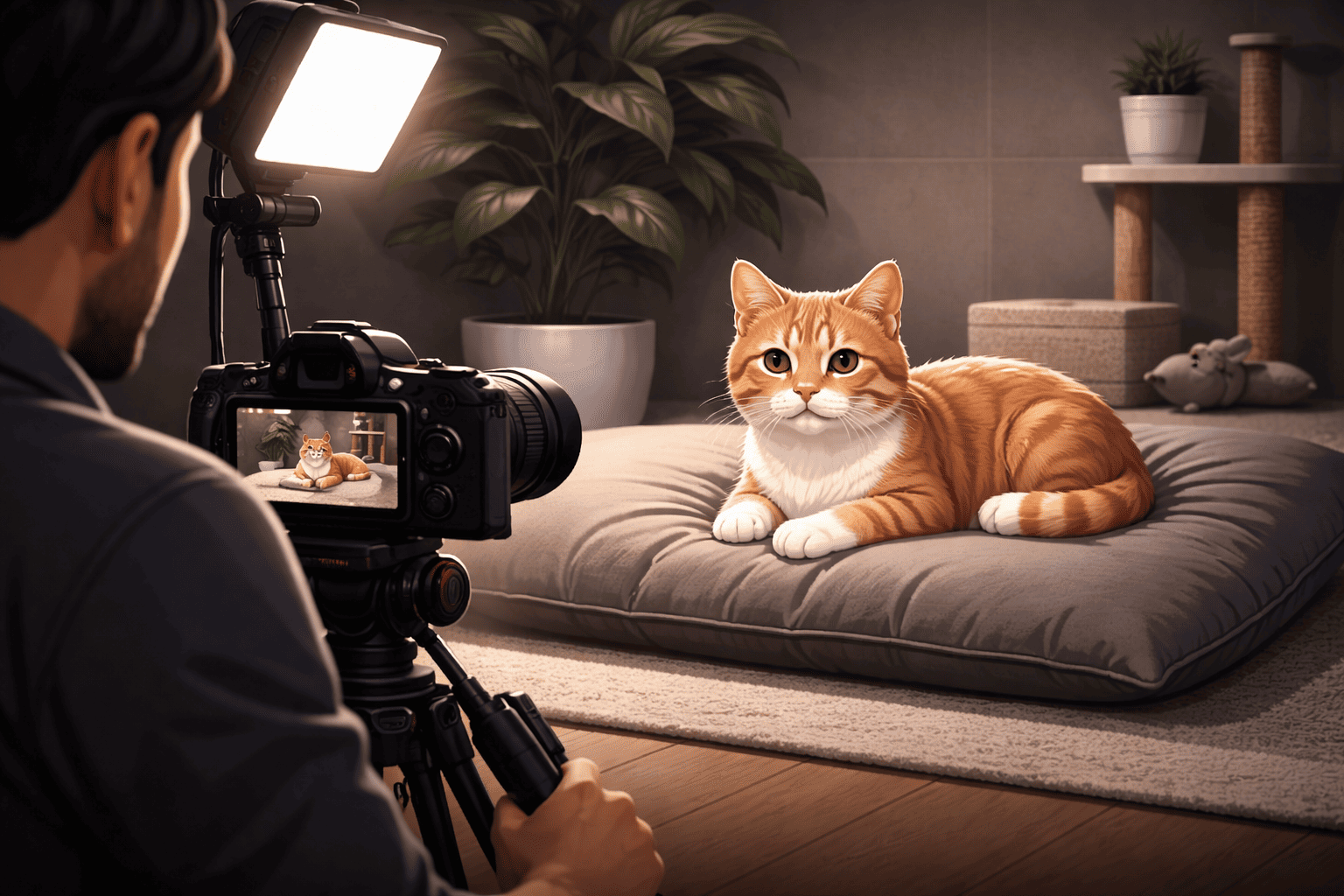 como filmar animais sem estresse