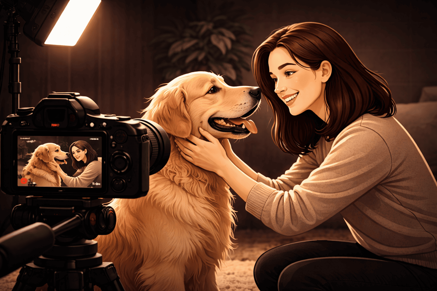 conteúdos que geram conexão com donos de pet em vídeo