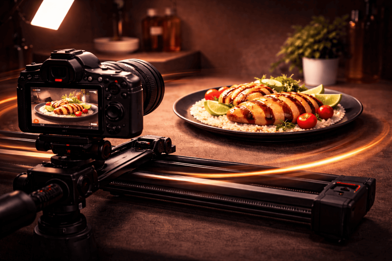 movimentos de câmera food vídeos filmagem gastronômica