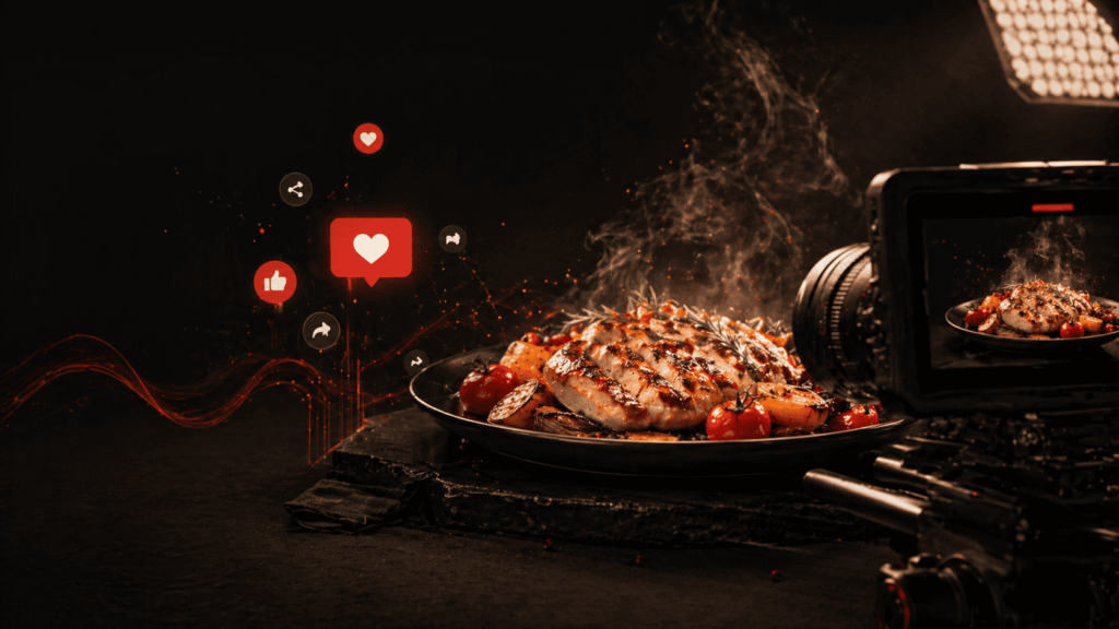 por que vídeos de comida viralizam