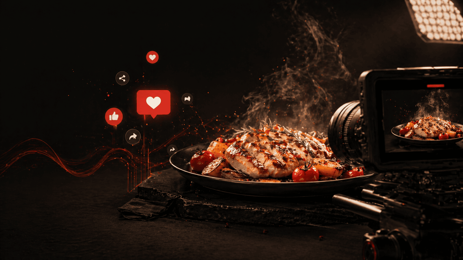 por que vídeos de comida viralizam