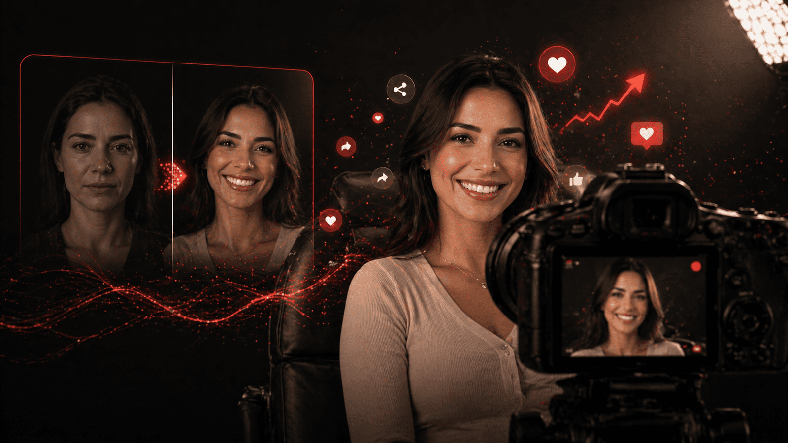 vídeos de sorriso engajamento