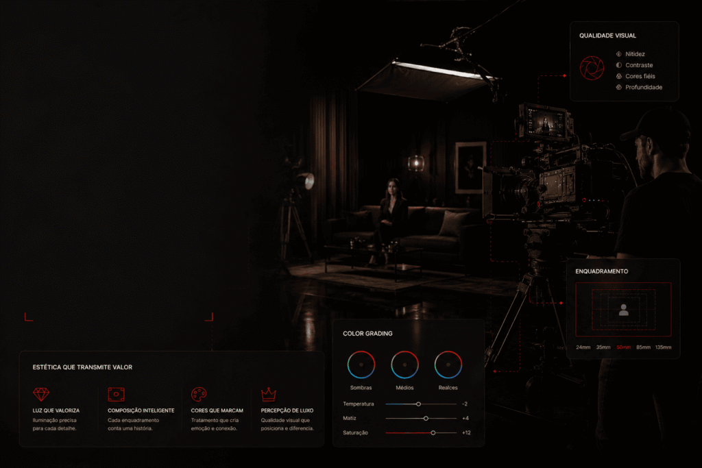 imagem premium audiovisual em produção cinematográfica profissional