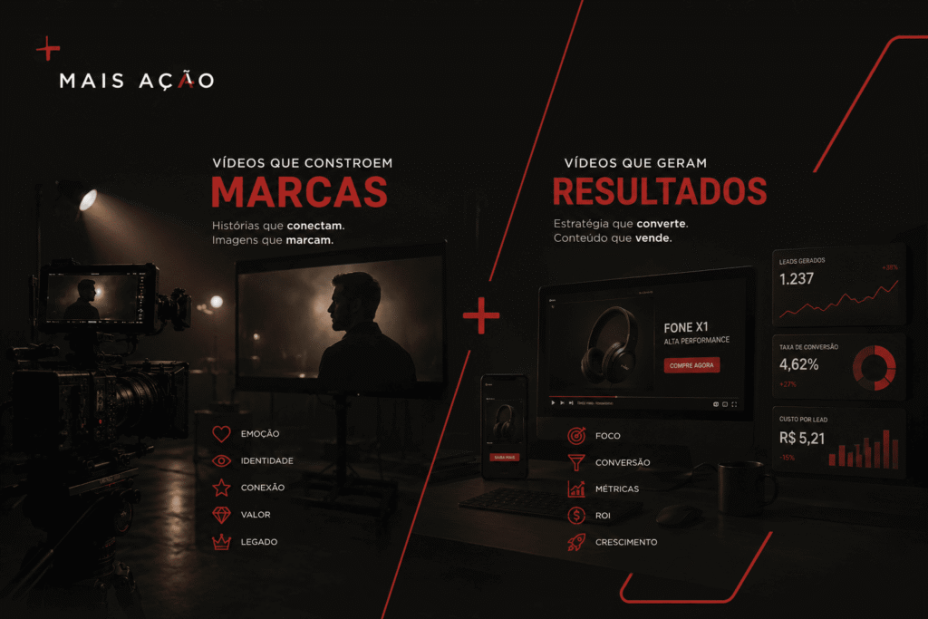 diferença entre vídeos de branding e conversão
