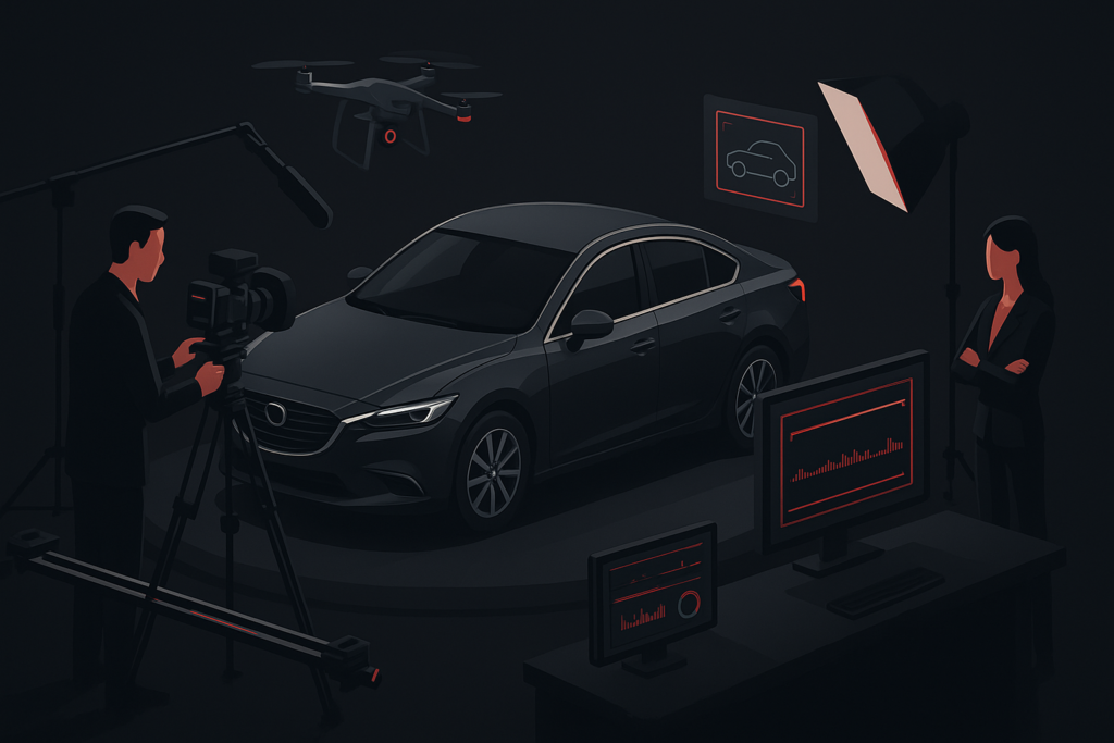 Vídeos para Automotivo em Belém em cena de produção audiovisual premium