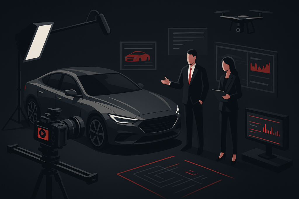 Vídeos para Automotivo em Campo Grande em cena de produção audiovisual premium