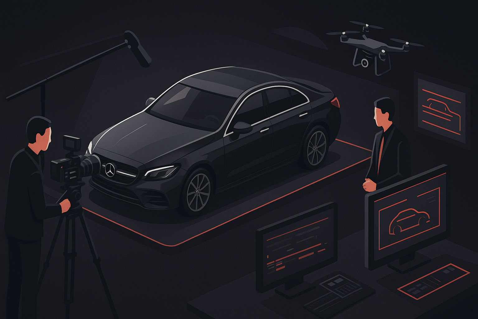 Vídeos para Automotivo em Florianópolis em cena de produção audiovisual premium