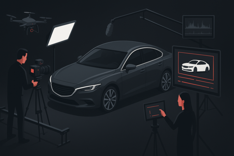 Vídeos para Automotivo em Fortaleza em cena de produção audiovisual premium
