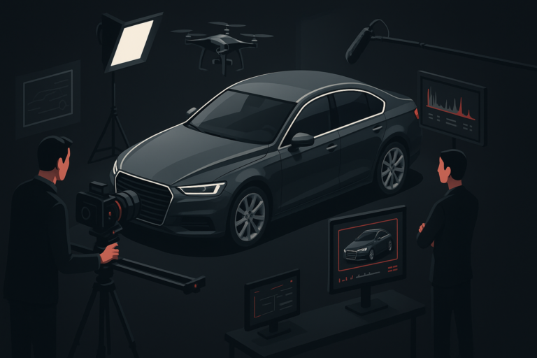 Vídeos para Automotivo em Goiânia em cena de produção audiovisual premium