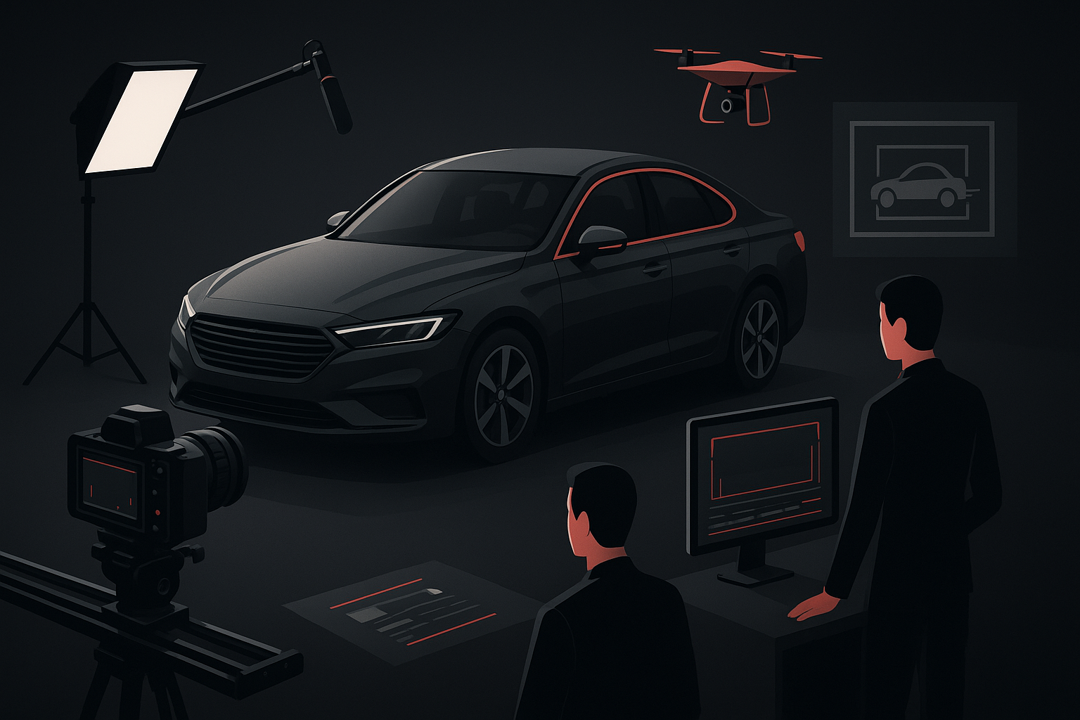 Vídeos para Automotivo em João Pessoa em cena de produção audiovisual premium