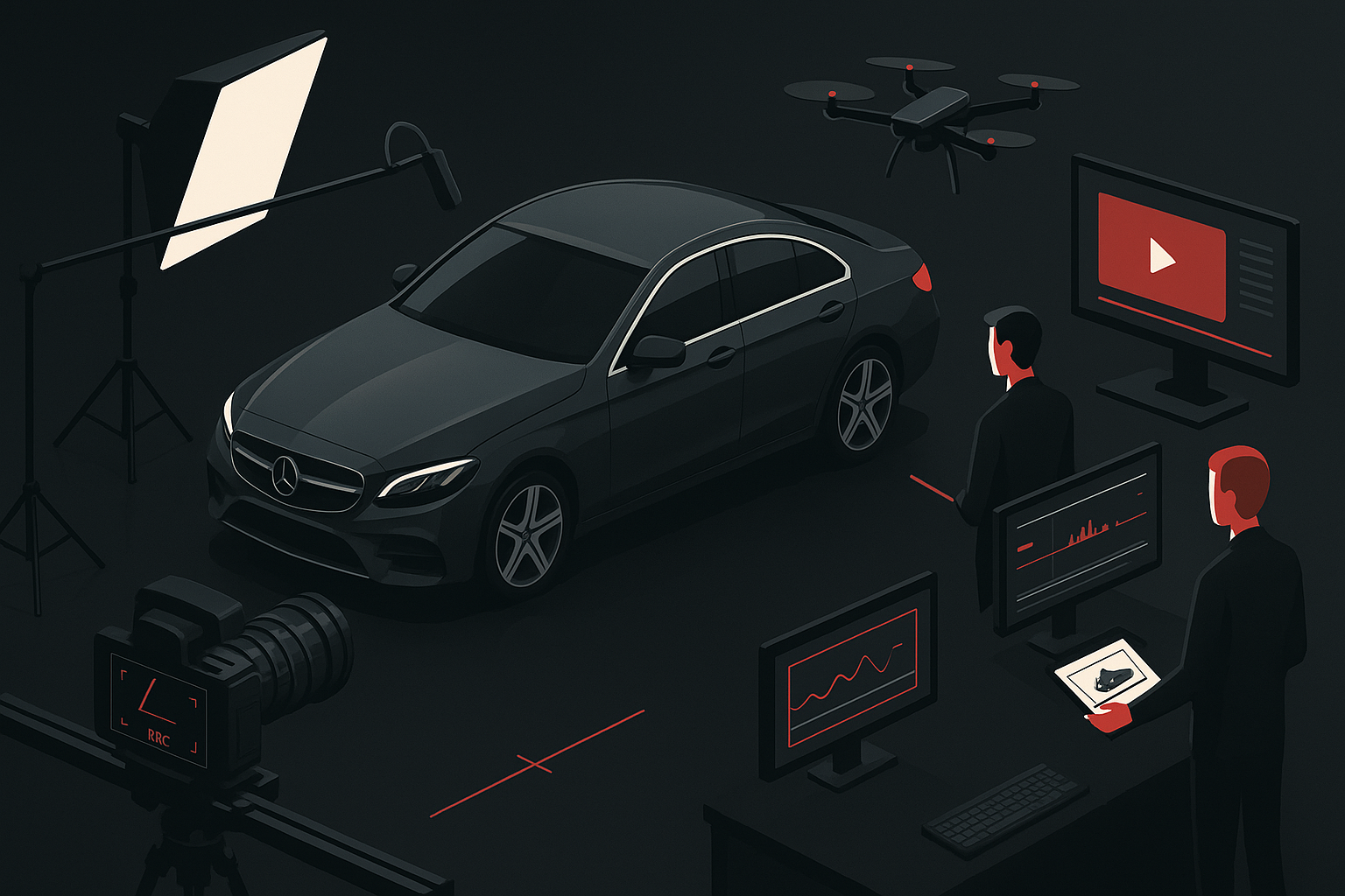Vídeos para Automotivo em Macapá em cena de produção audiovisual premium