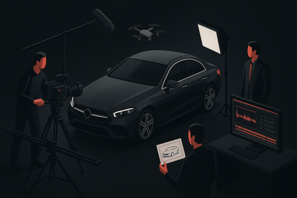 Vídeos para Automotivo em Manaus em cena de produção audiovisual premium