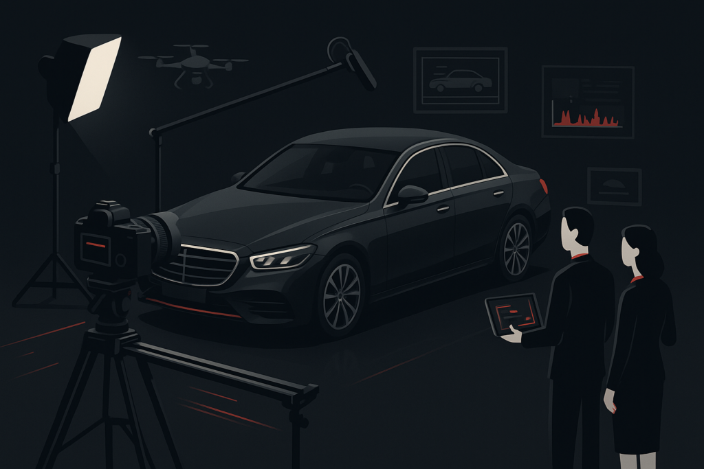 Vídeos para Automotivo em Porto Alegre em cena de produção audiovisual premium