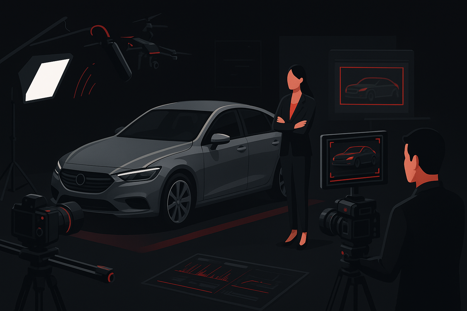 Vídeos para Automotivo em Rio Branco em cena de produção audiovisual premium