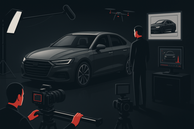 Vídeos para Automotivo em Vitória em cena de produção audiovisual premium