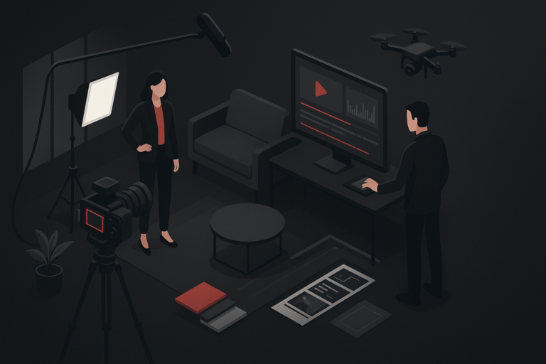 Vídeos para Decoração em Boa Vista em cena de produção audiovisual premium