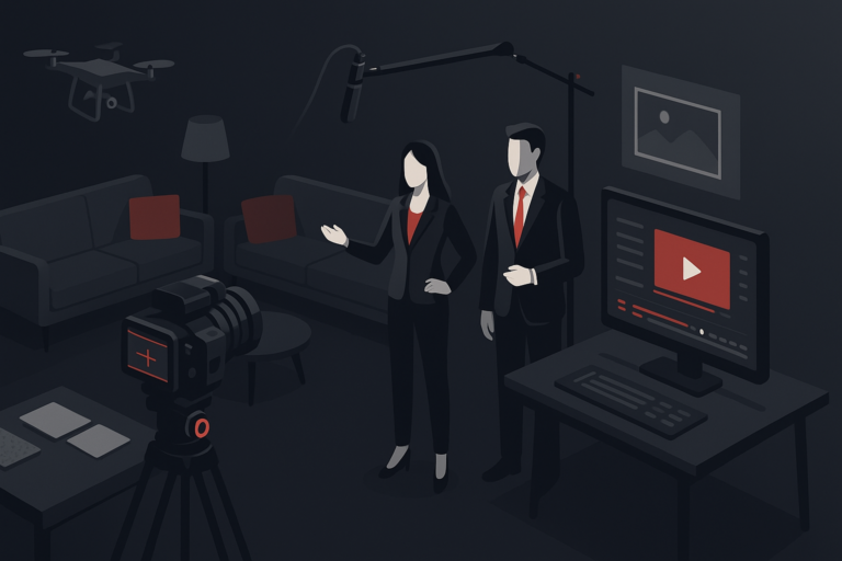 Vídeos para Decoração em Goiânia em cena de produção audiovisual premium
