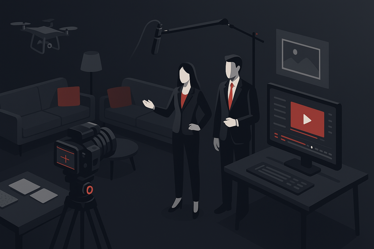 Vídeos para Decoração em Goiânia em cena de produção audiovisual premium