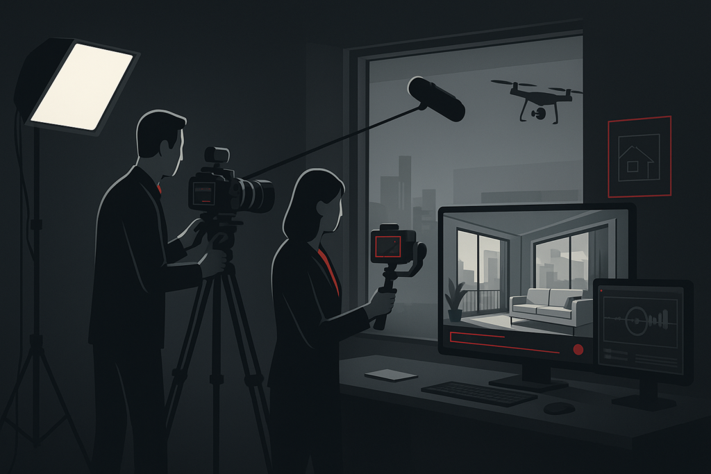 Vídeos para Imobiliárias em Fortaleza em cena de produção audiovisual premium