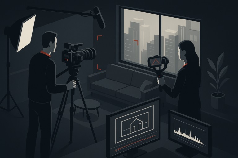 Vídeos para Imobiliárias em Manaus em cena de produção audiovisual premium