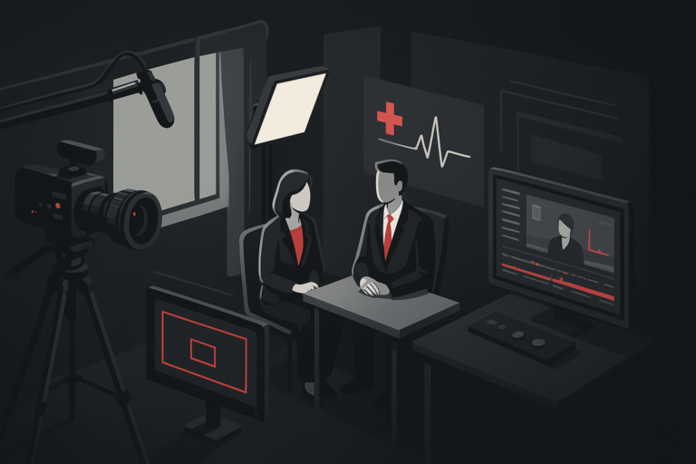 Vídeos para Médicos em Goiânia em cena de produção audiovisual premium