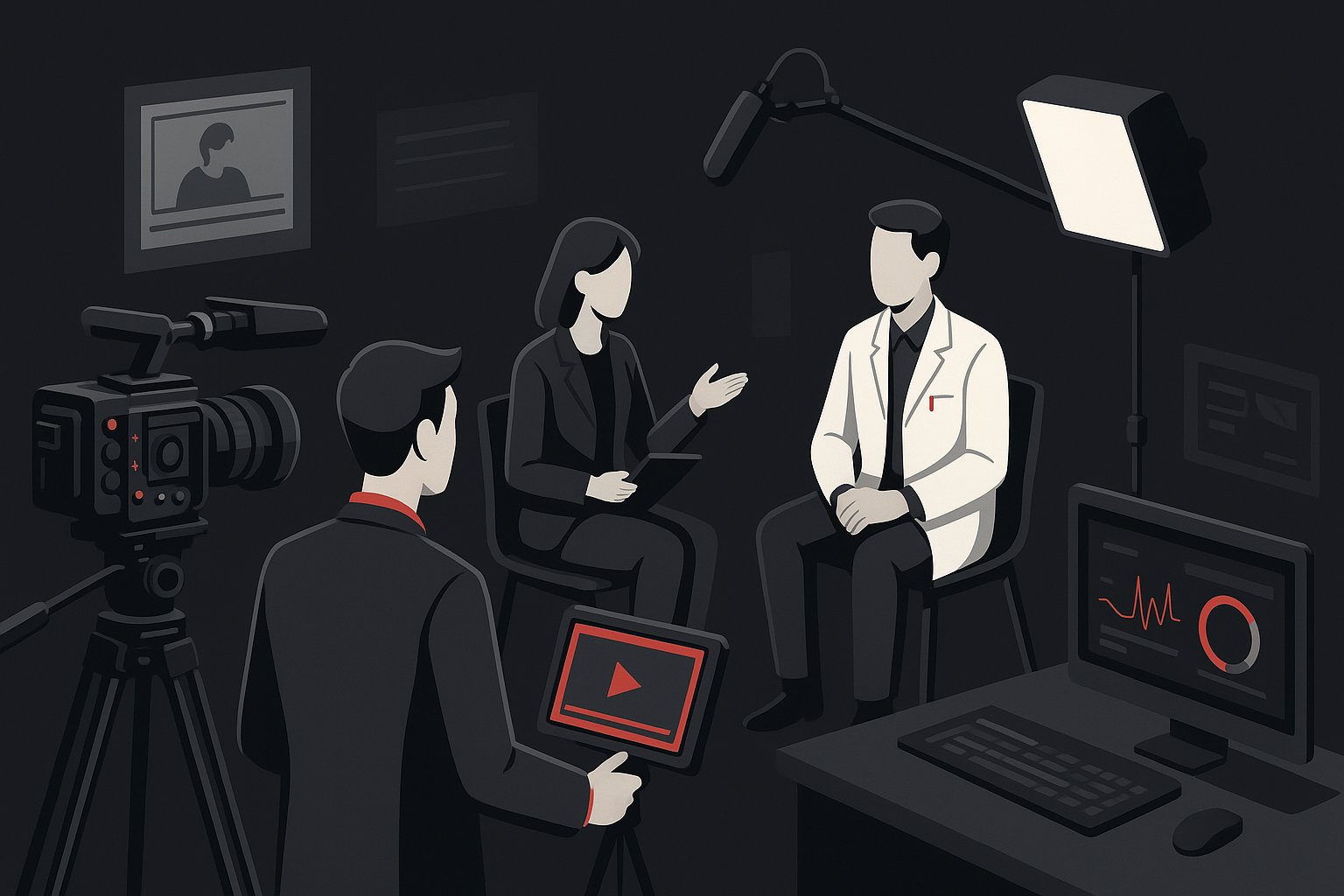 Vídeos para Médicos em São Luís em cena de produção audiovisual premium