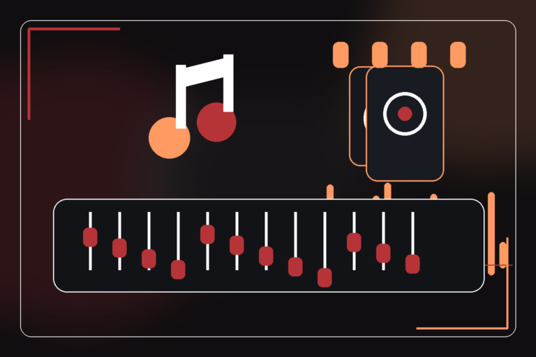 Ilustração editorial sobre jingle publicitário em campanhas digitais e promocionais